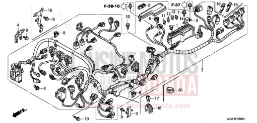 WIRE HARNESS VFR1200FB de 2011